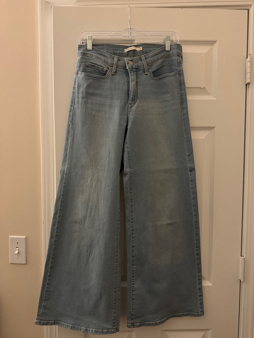 Levi's 318 Light Blue Wide-Leg Women's Jeans